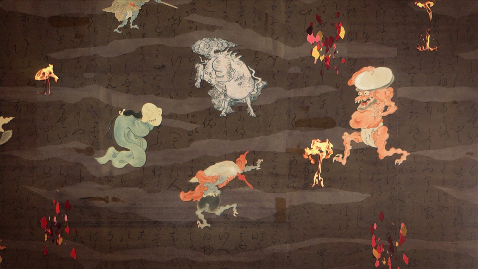 「べらぼう～蔦重栄華乃夢噺～」タイトルバック（C）NHK