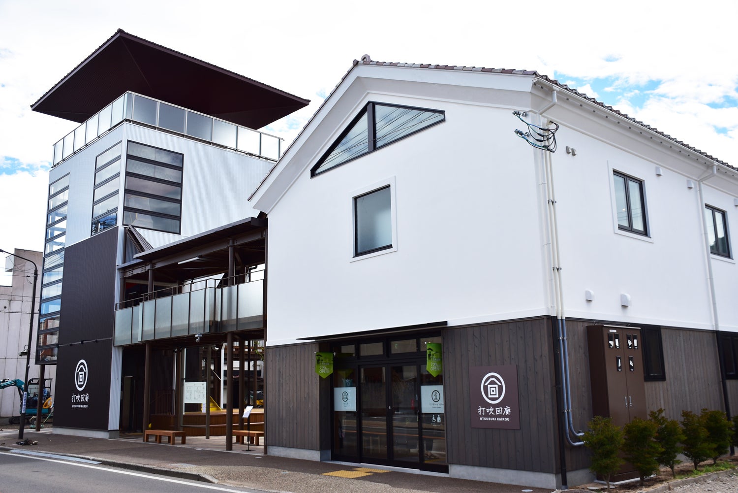 打吹回廊外観（電線処理）（提供画像）