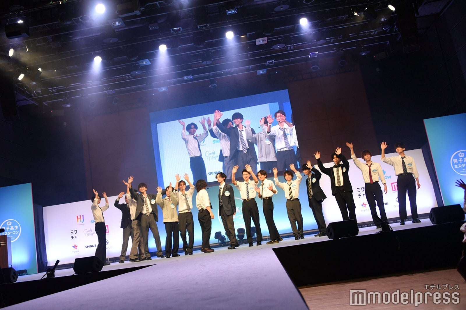「男子高生ミスターコン2022」ファイナル審査の様子（C）モデルプレス