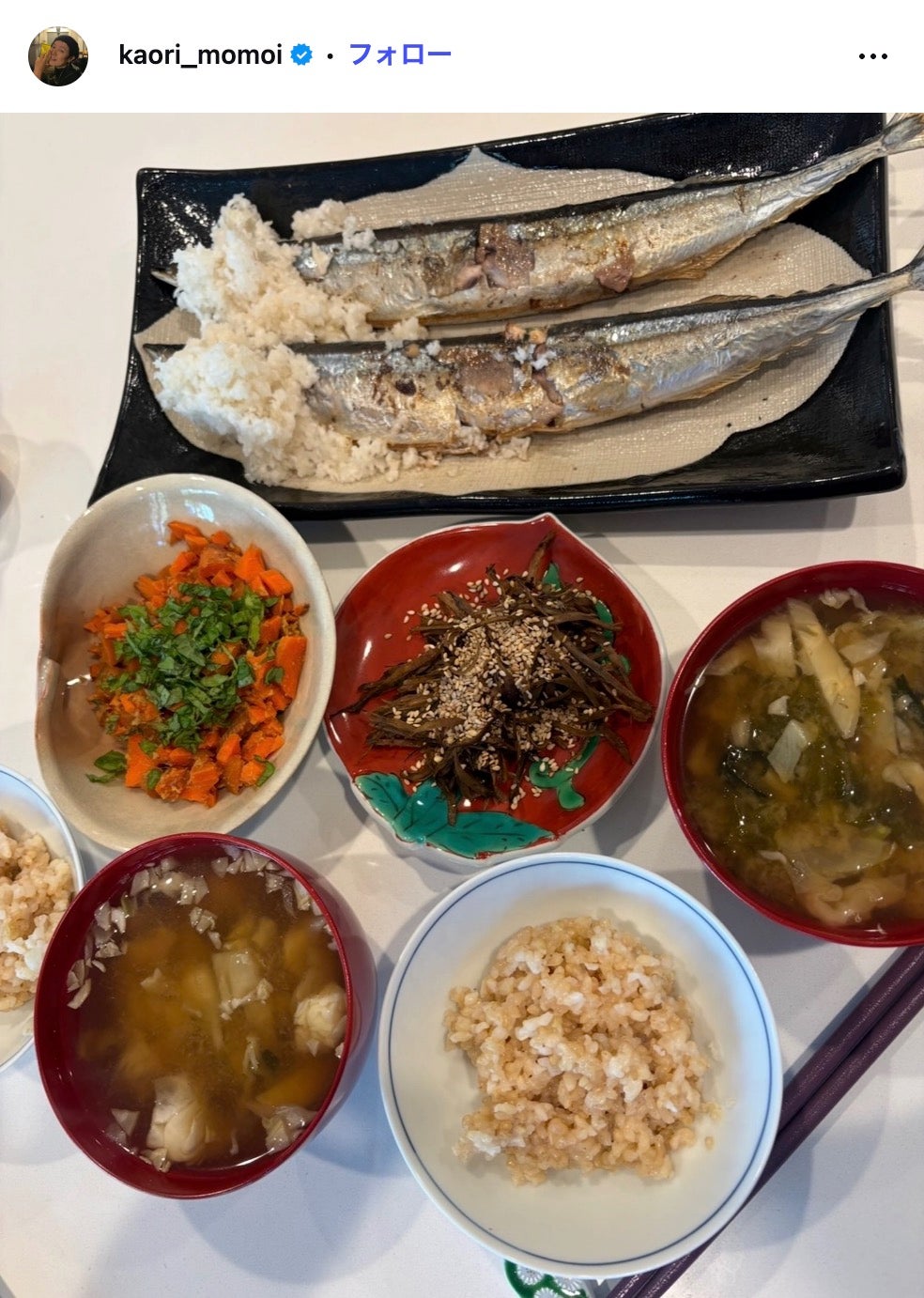 桃井かおりInstagramより