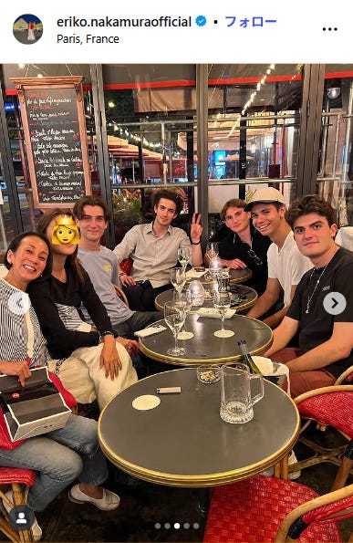 中村江里子 Instagramより