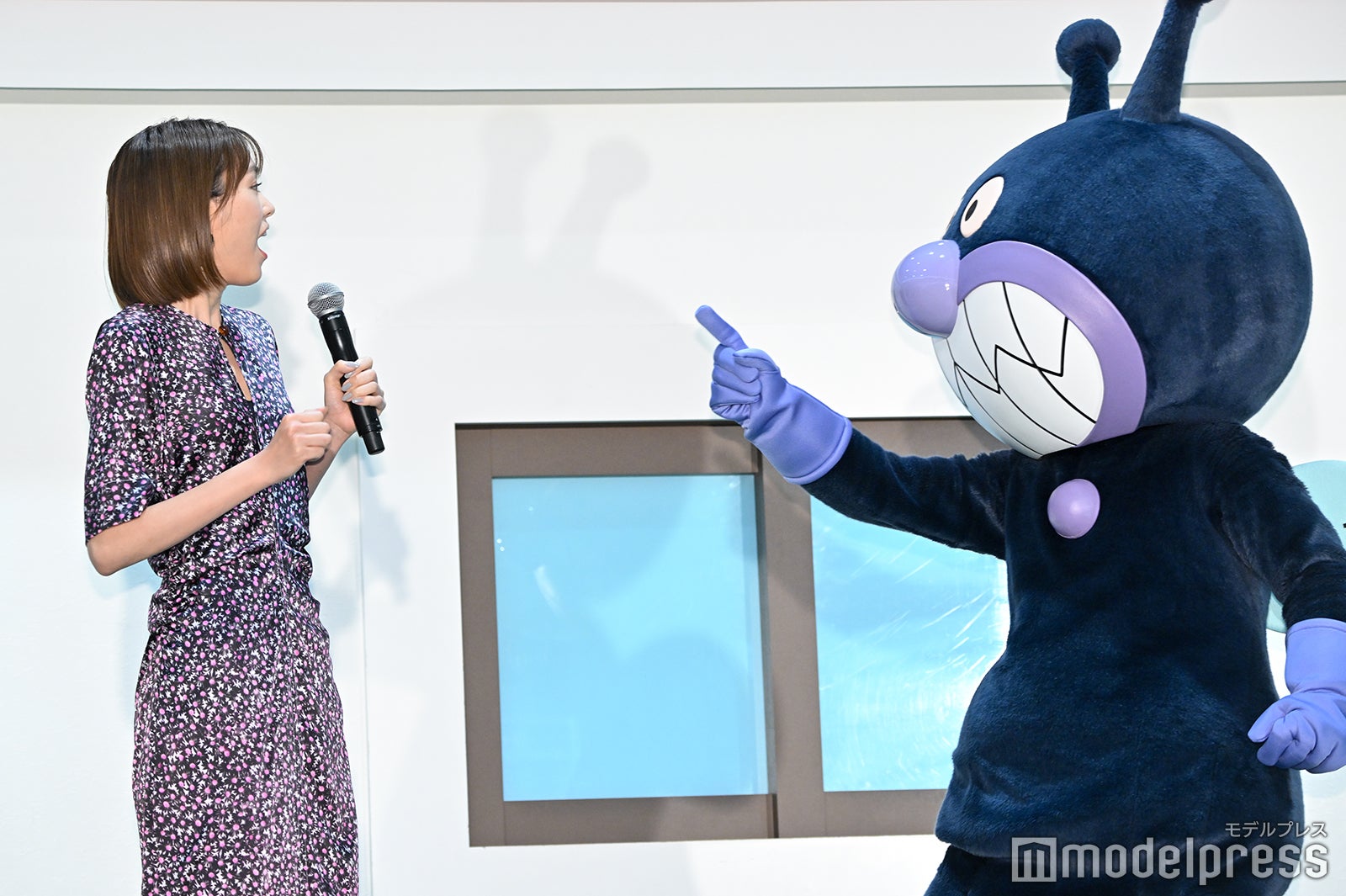 桐谷美玲、ばいきんまん（C）モデルプレス