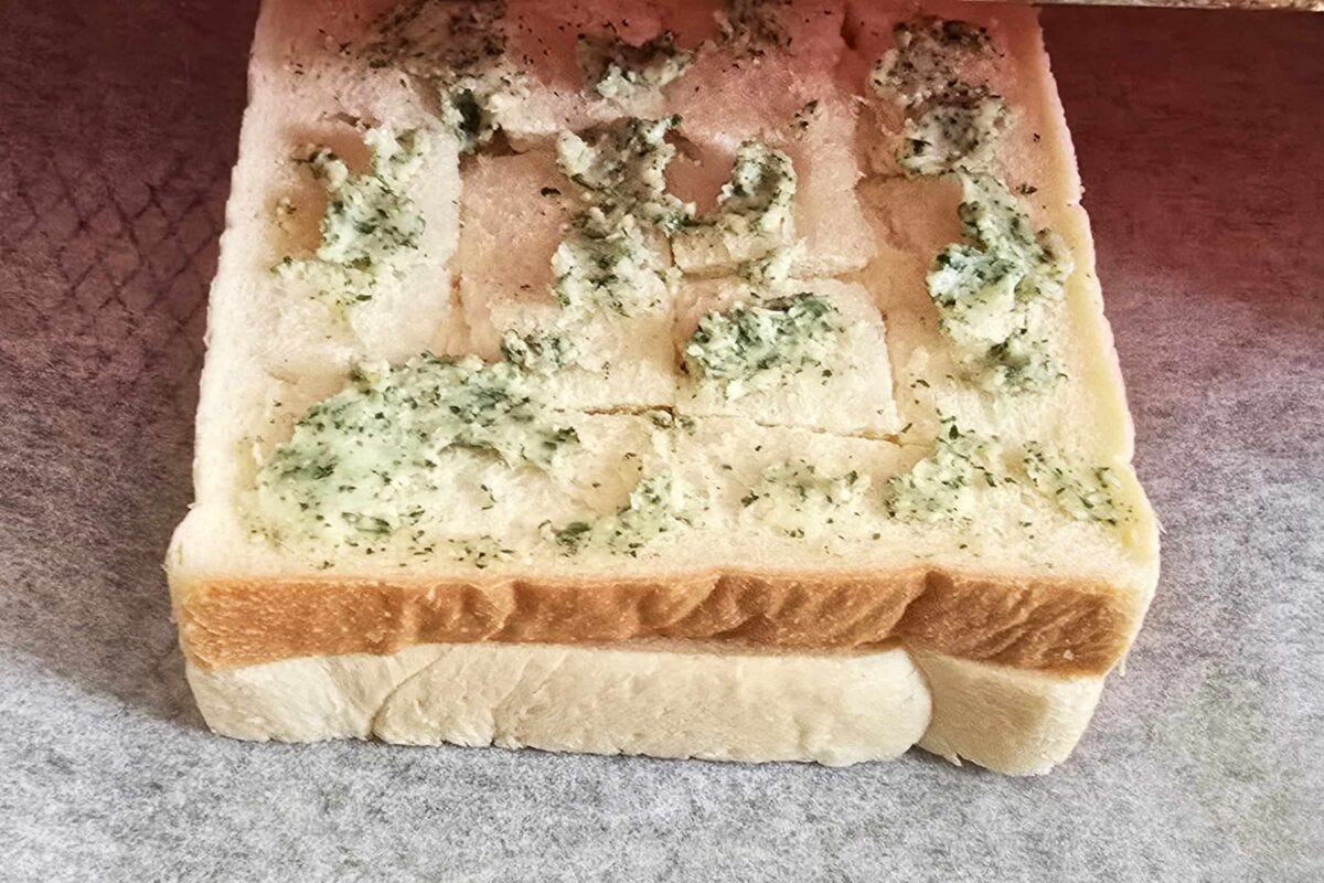 ガリバタチーズトースト・オーブントースター