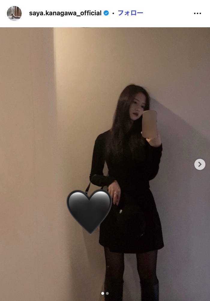 金川紗耶Instagramより