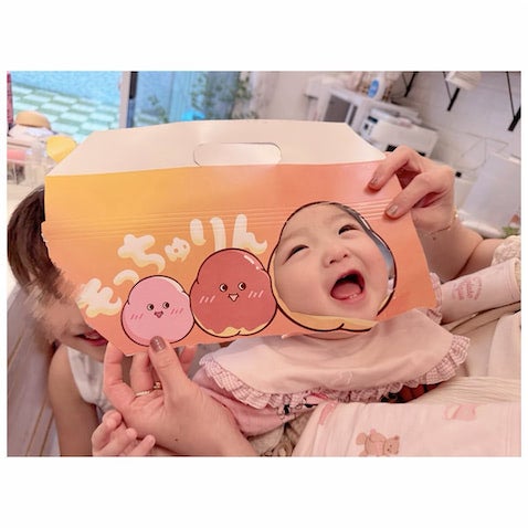 辻希美、次女・夢空ちゃんの愛らしい‟すっぽりシリーズ”にメロメロ「萌萌…」