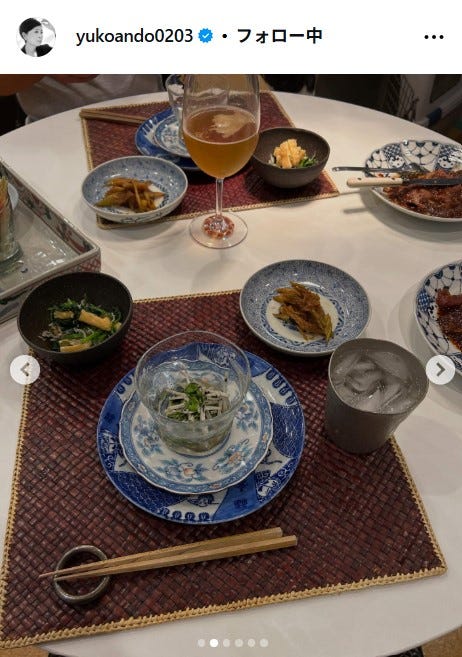 安藤優子Instagramより