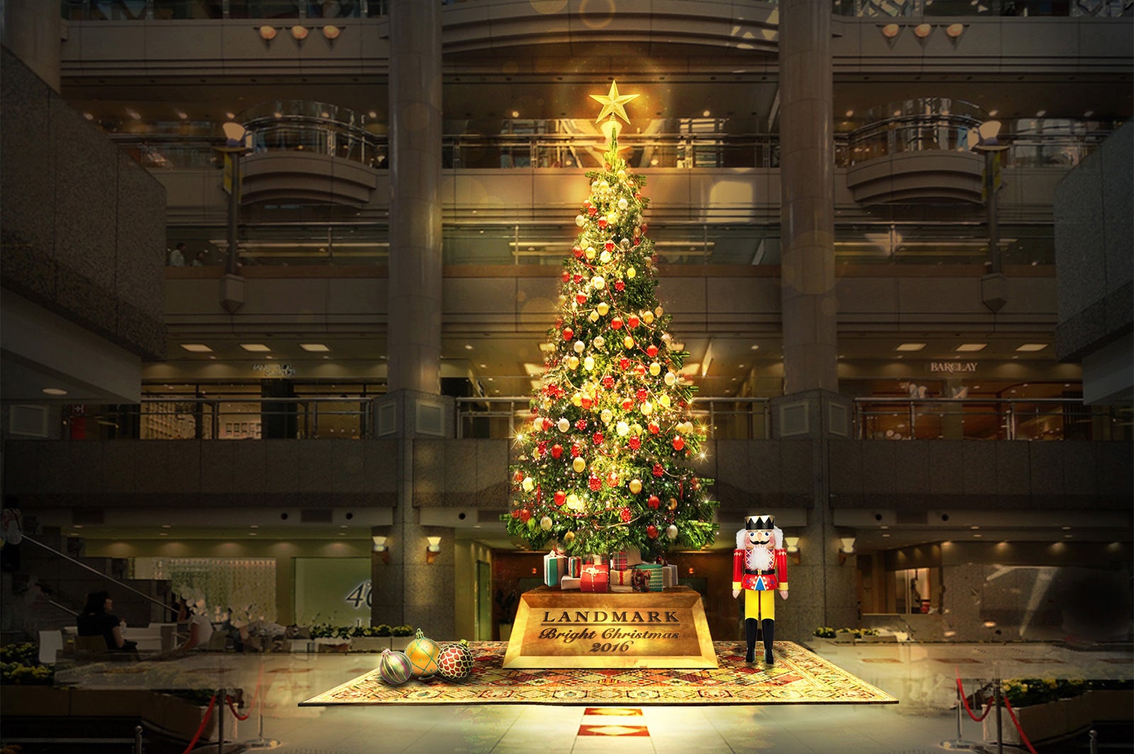 Landmark Bright Christmas 2016～くるみ割り人形とめぐる夢の物語～／画像提供：三菱地所プロパティマネジメント