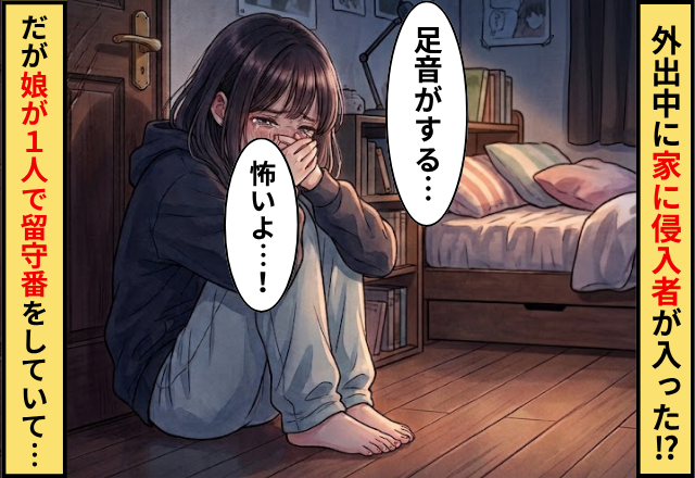 外出中に家に”侵入者”が入った！？だが娘が1人で留守番をしていた話