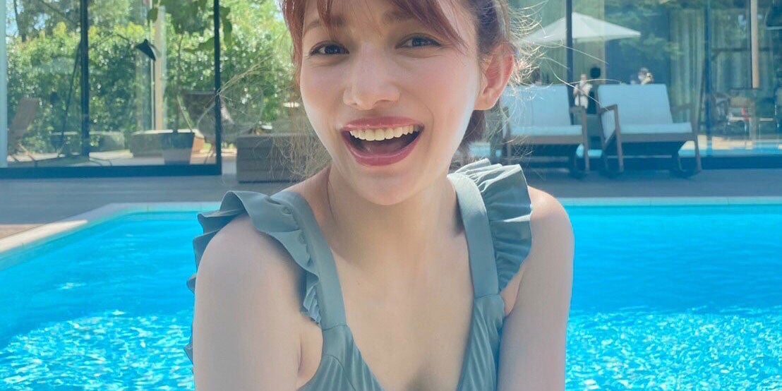 後藤真希、チャーミングな水着オフショット公開 写真集「ramus