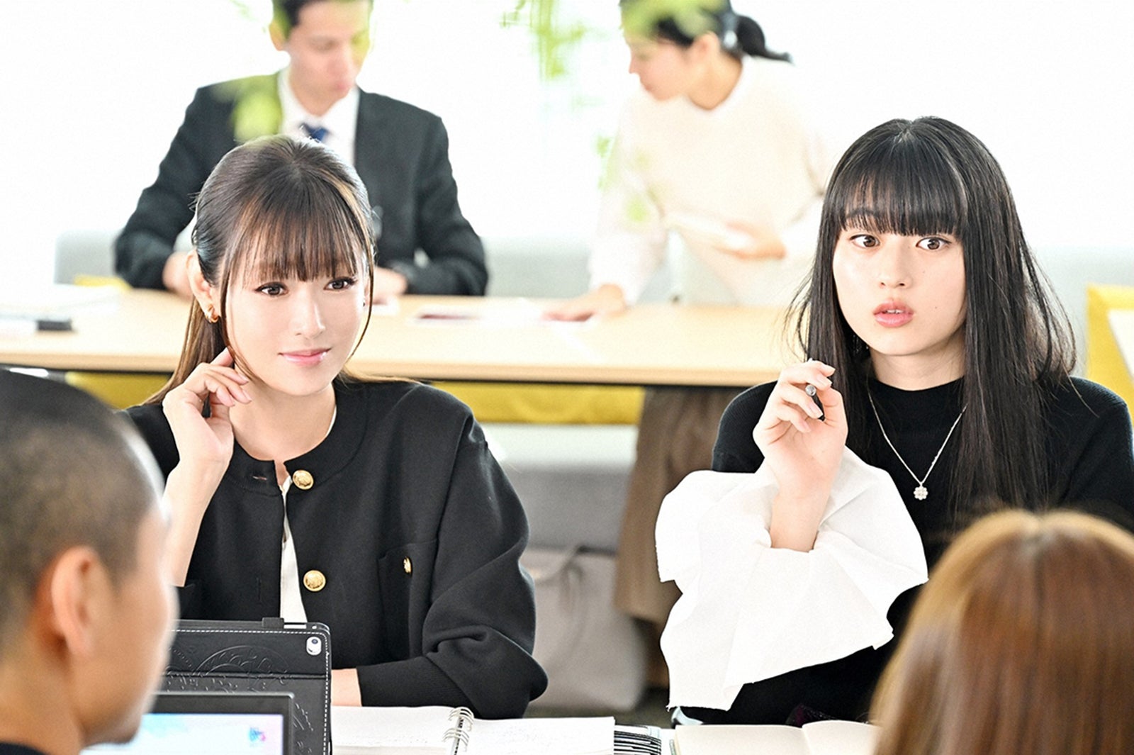 深田恭子、菊池日菜子「１８／４０～ふたりなら夢も恋も～」第7話より（C）TBS
