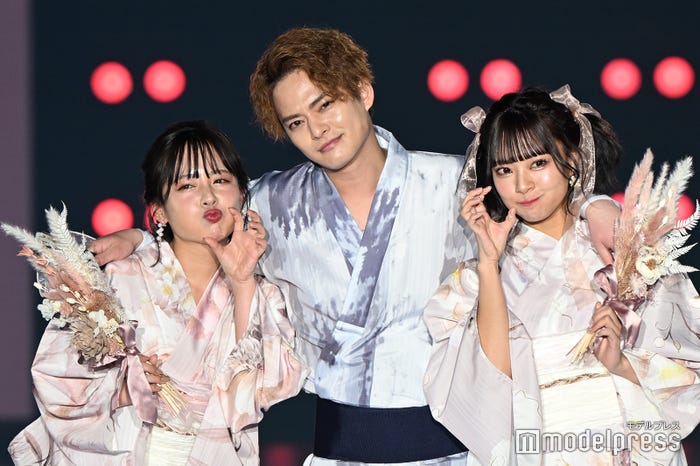 山田菜々、中山優馬、山田寿々(C)モデルプレス