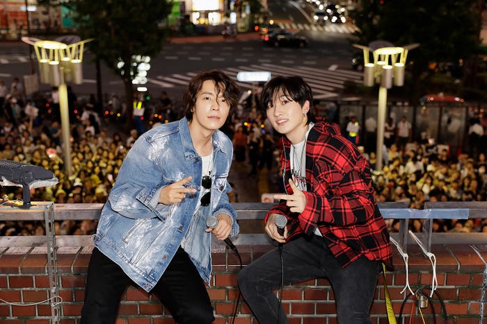 SUPER JUNIOR-D&E(左から)ドンへ、ウニョク(提供写真)