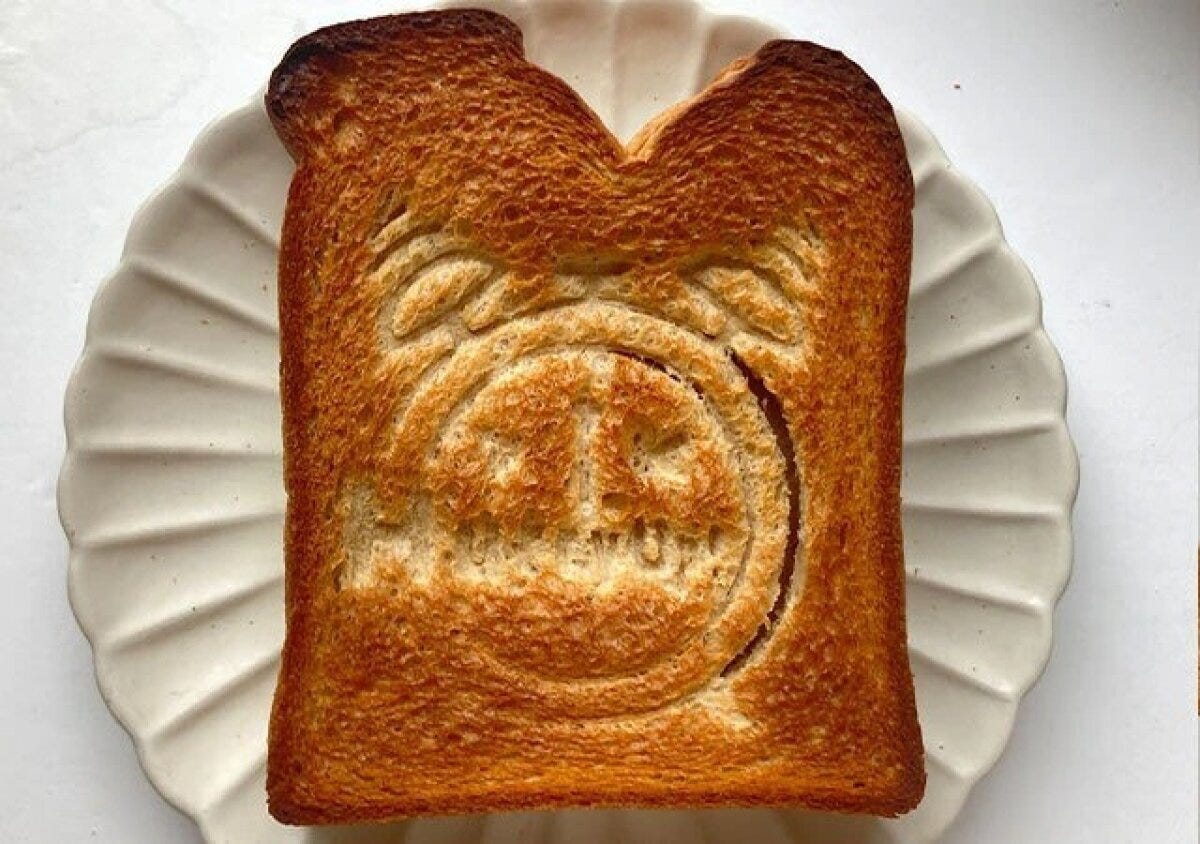 ダイソー　トーストデコスタンプ