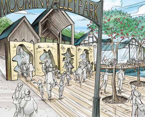 “ムーミンテーマパーク”2019年春オープンに延期、物語の灯台や水浴び小屋も登場
