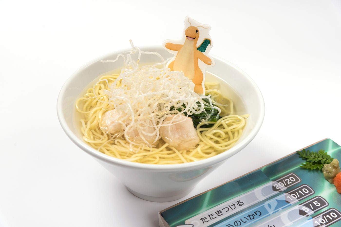 カイリューのはかいこうせんラーメン ￥1,390（C）2018 Pokemon.（C）1995-2018 Nintendo／Creatures Inc.／GAME FREAK inc.