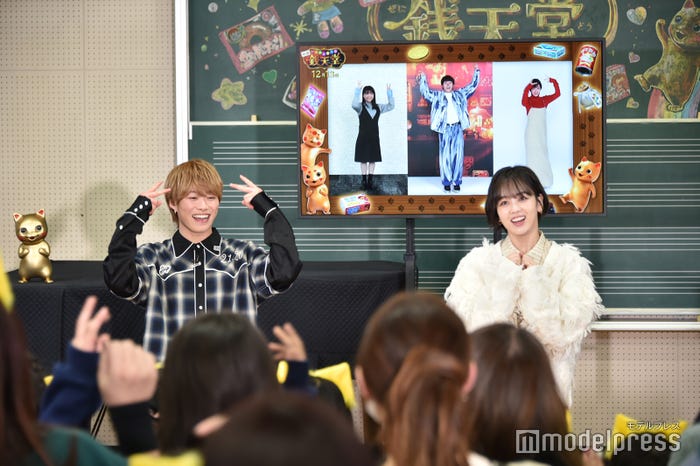 ダンスをレクチャーした大橋和也&伊原六花(C)モデルプレス