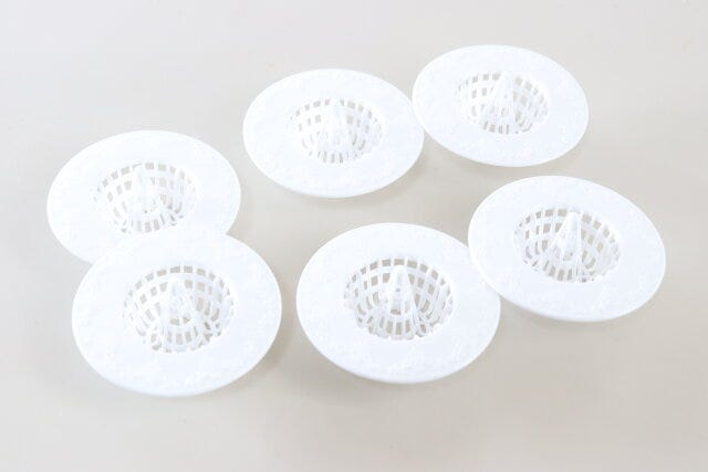 ダイソーの大容量洗面台のごみガード