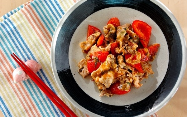 梅のクエン酸、豚肉のビタミンB群で夏バテを防げる「豚肉の大葉梅炒め」