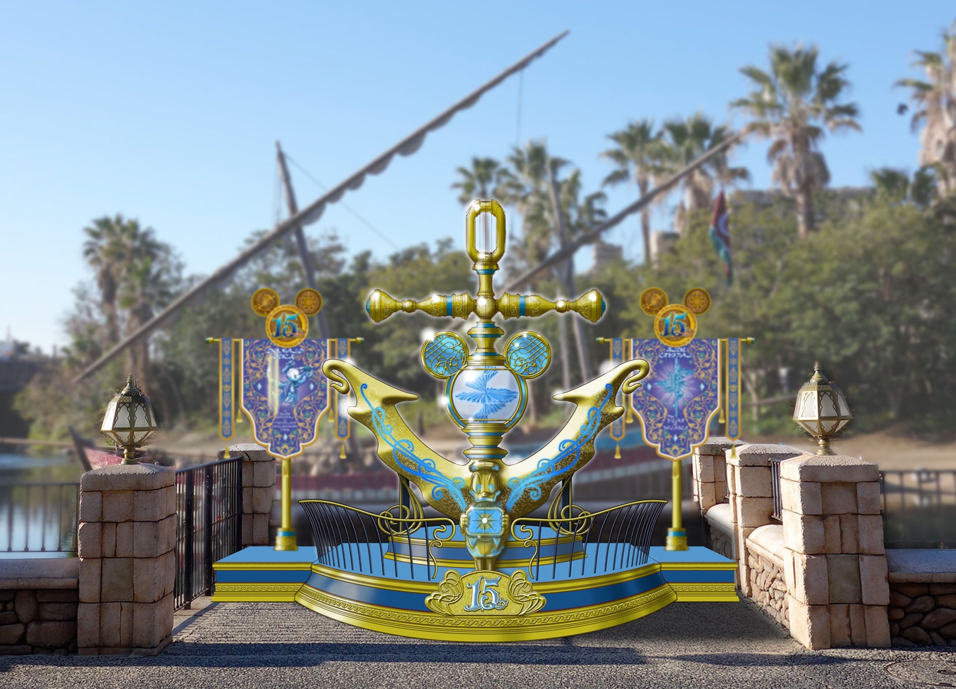 アラビアンコーストのデコレーション（ドナルド）／（C）Disney