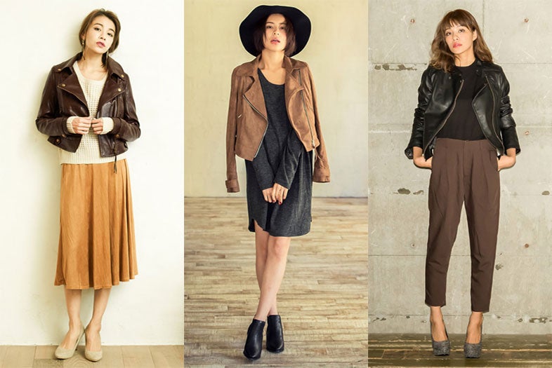 グっとこなれて見える「ライダース」の今っぽい着こなし方／画像提供：Re:EDIT by GALSTAR【モデルプレス】