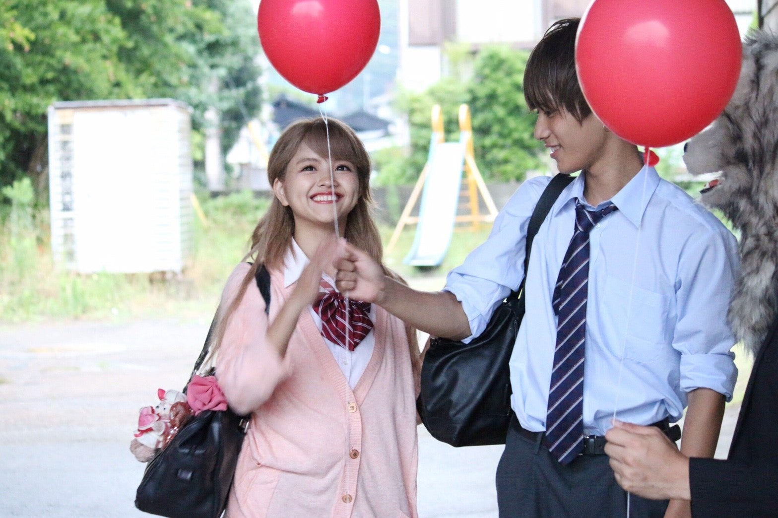 なちょす＆那須泰斗／メイキングカット（提供写真）