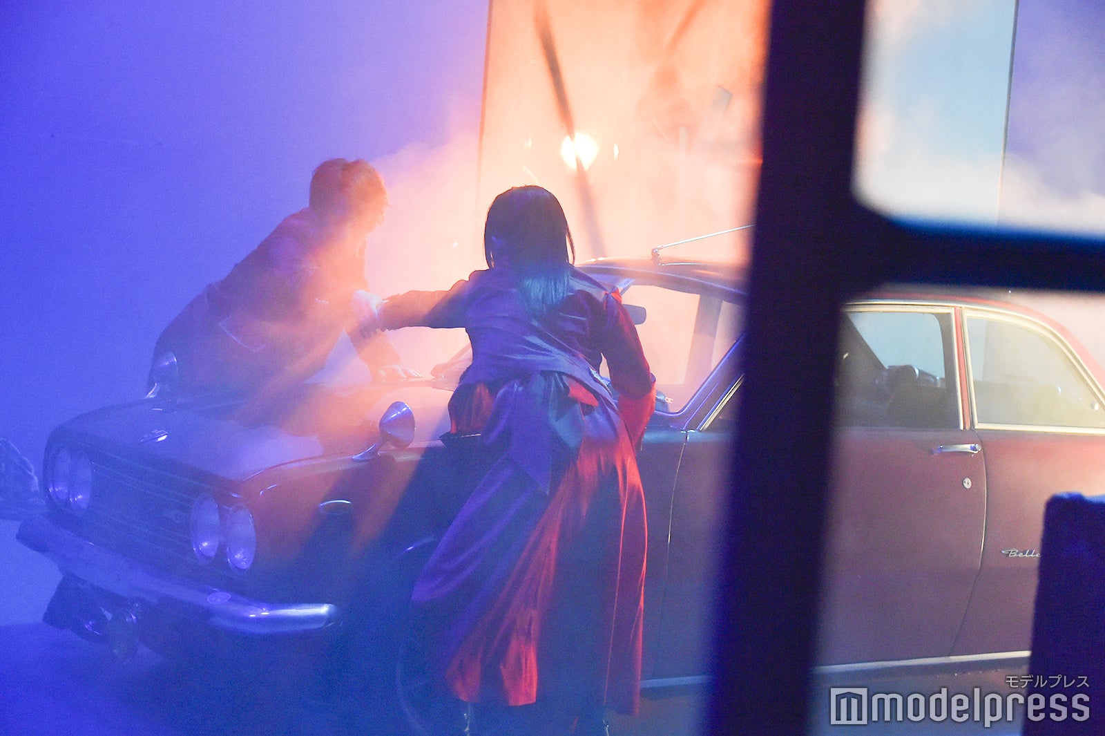 榊原徹士、藤井菜央／吉本坂46RED「君の唇を離さない」MV撮影風景（C）モデルプレス