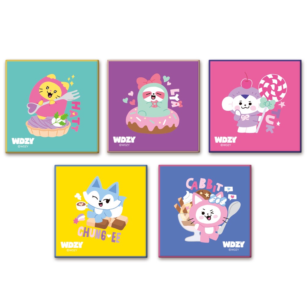 ミニタオル（全5種）税込各1,100円（C）WDZY