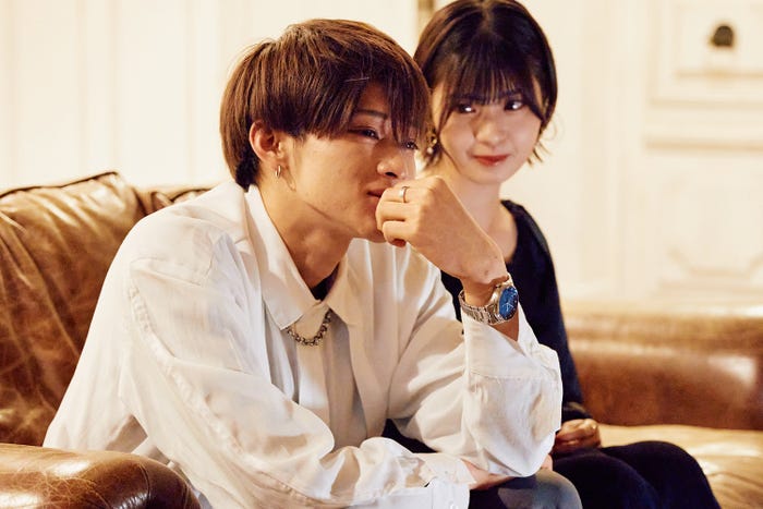 松本怜生、ゆな「彼とオオカミちゃんには騙されない」最終話(C)AbemaTV, Inc.