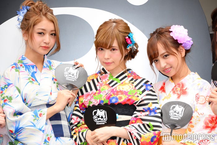 池田美優、益若つばさ、平尾優美花(C)モデルプレス