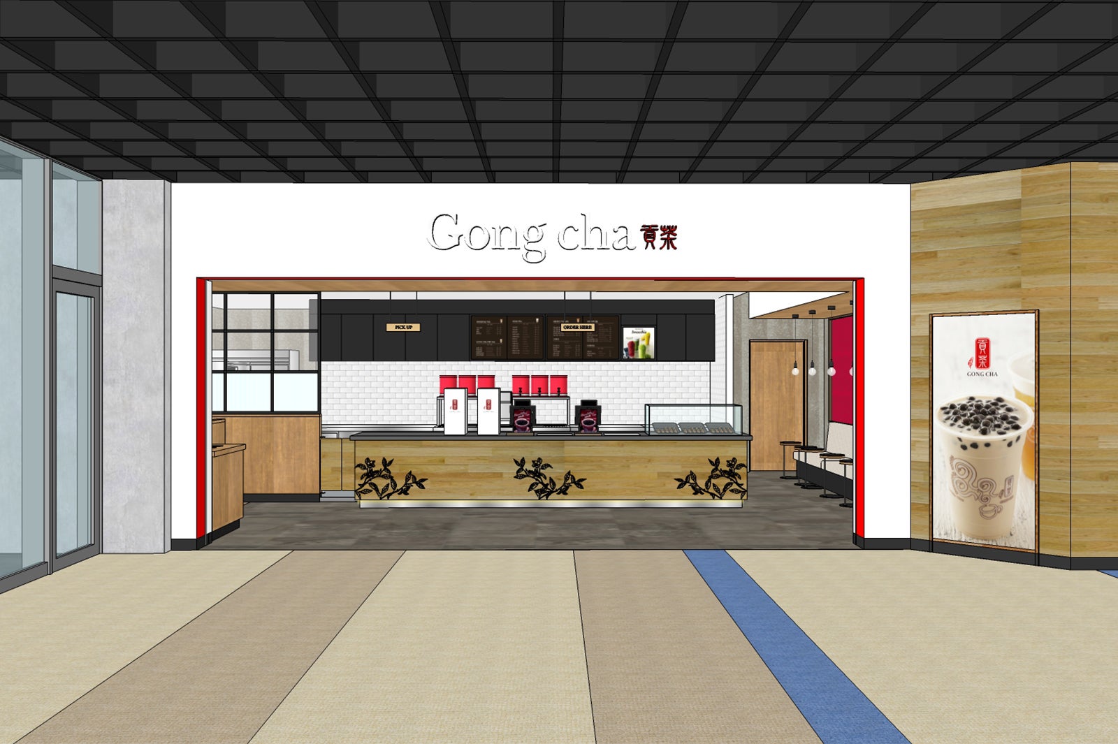 アクアシティお台場店／画像提供：ゴンチャ ジャパン