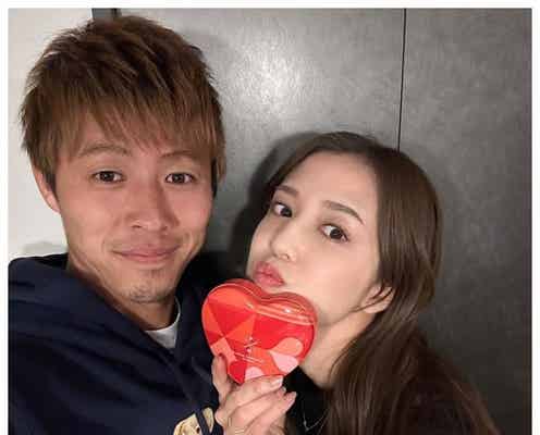 丸高愛実、夫・柿谷曜一朗選手と久々再会 バレンタイン密着2ショットに「素敵な夫婦」「美男美女」の声