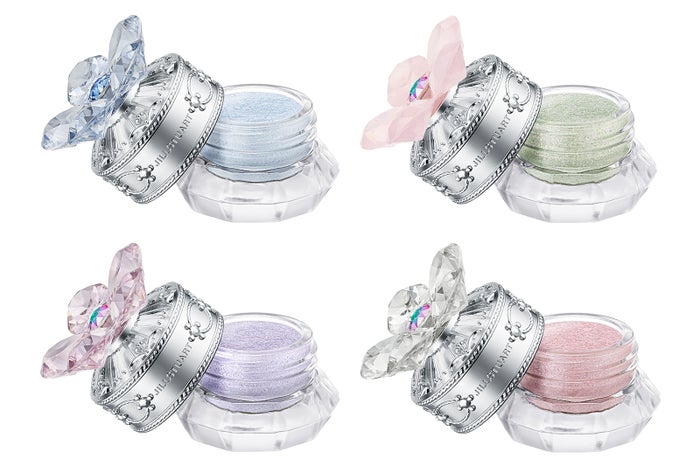 「ジルスチュアート クリスタルブルーム ジェリービジュー」（左上から時計回り）09、10、12、11（画像提供：JILL STUART Beauty）