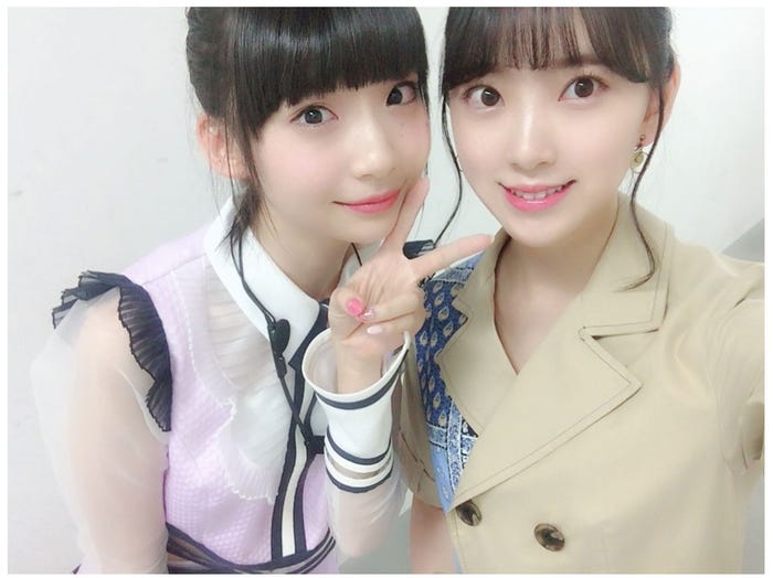 荻野由佳・堀未央奈/堀未央奈オフィシャルブログより