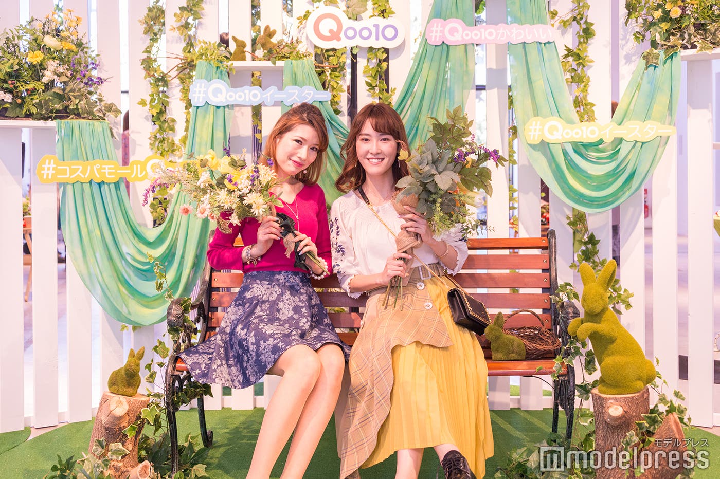 フォトスポットには多くの女子が(C)モデルプレス