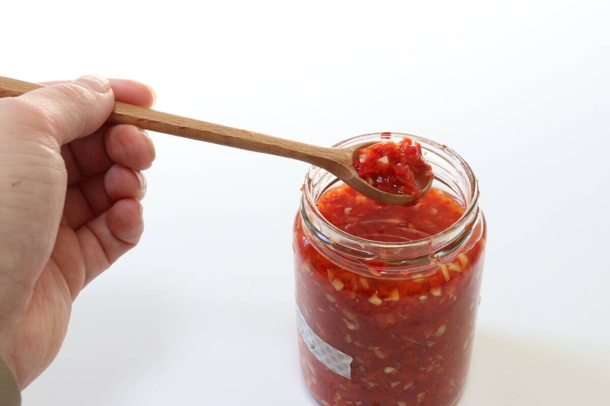 薬味用木製スプーン　使用例