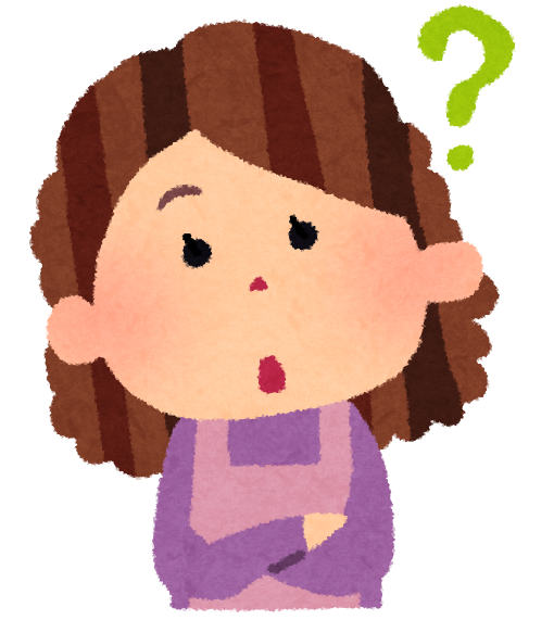 お母さんの表情のイラスト「目がハート・疑問・居眠り・照れ