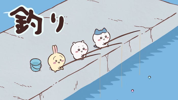 「ちいかわ」とコラボしたオリジナル動画/提供画像