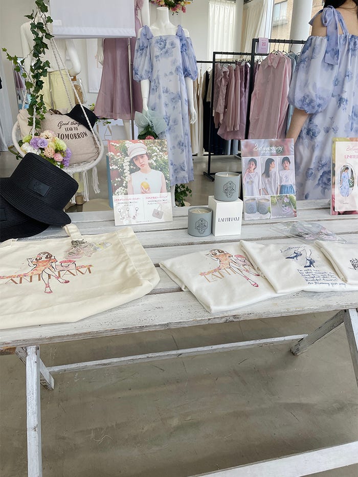 「Lantinam」ポップアップストアの様子(提供写真)