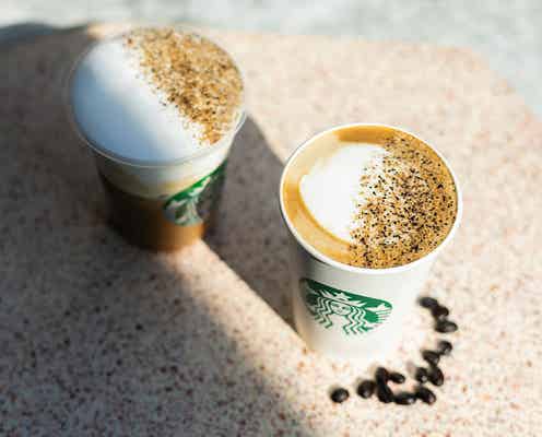 スタバ「ダブルショット カラメル ラテ」「アイス ムース カラメル ラテ」トップバリスタ考案の特別ビバレッジ