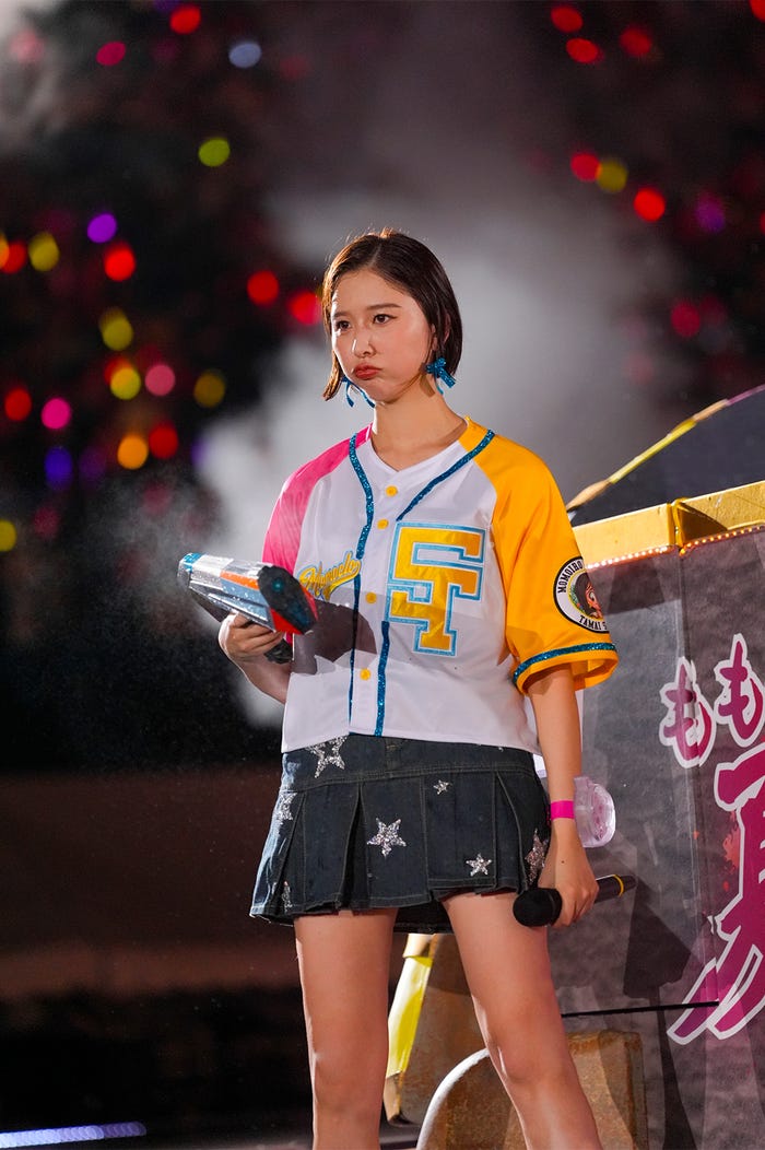 玉井詩織「ハマの夜祭り番長襲名記念 ももクロ夏のバカ騒ぎ2025 in 横浜スタジアム」(C)上飯坂一