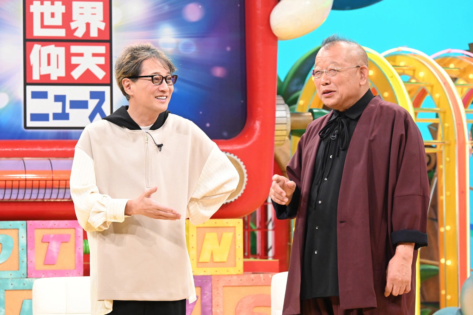 中居正広、笑福亭鶴瓶（C）日本テレビ