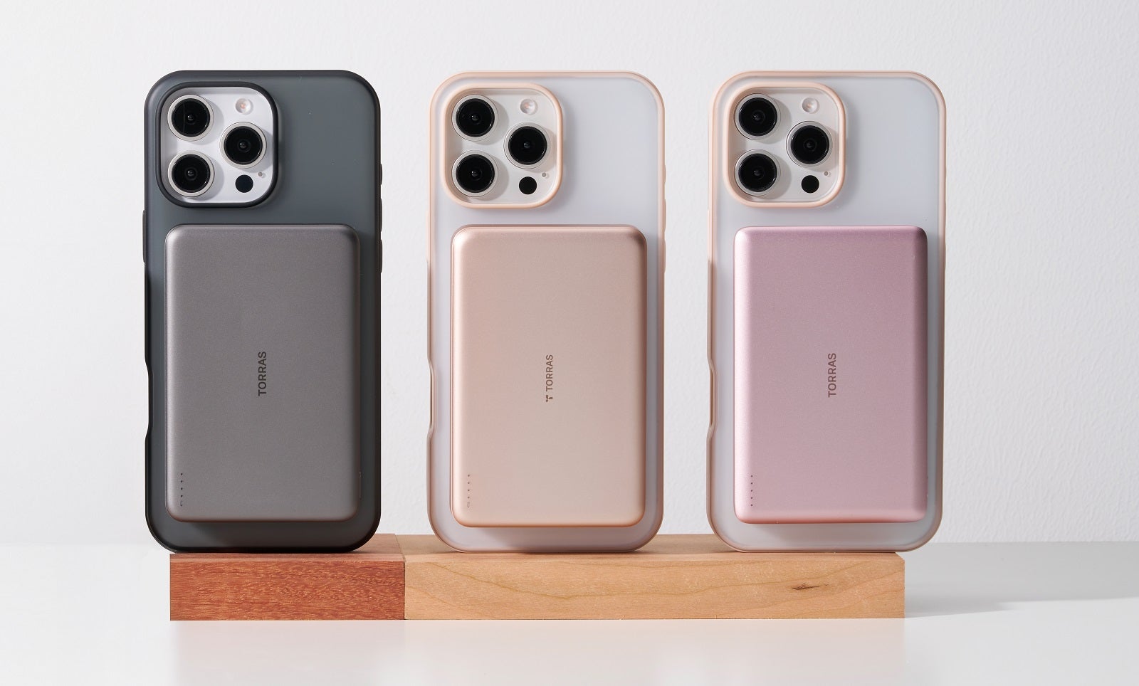 「MiniMagモバイルバッテリー」カラーバリエーション（提供素材）