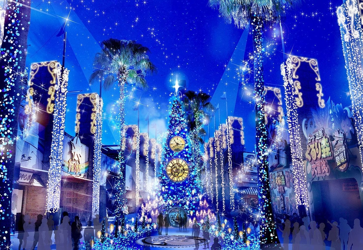 大阪ひらかたパーク、イルミネーション演出を一新!24種のナイトアトラクションも必見