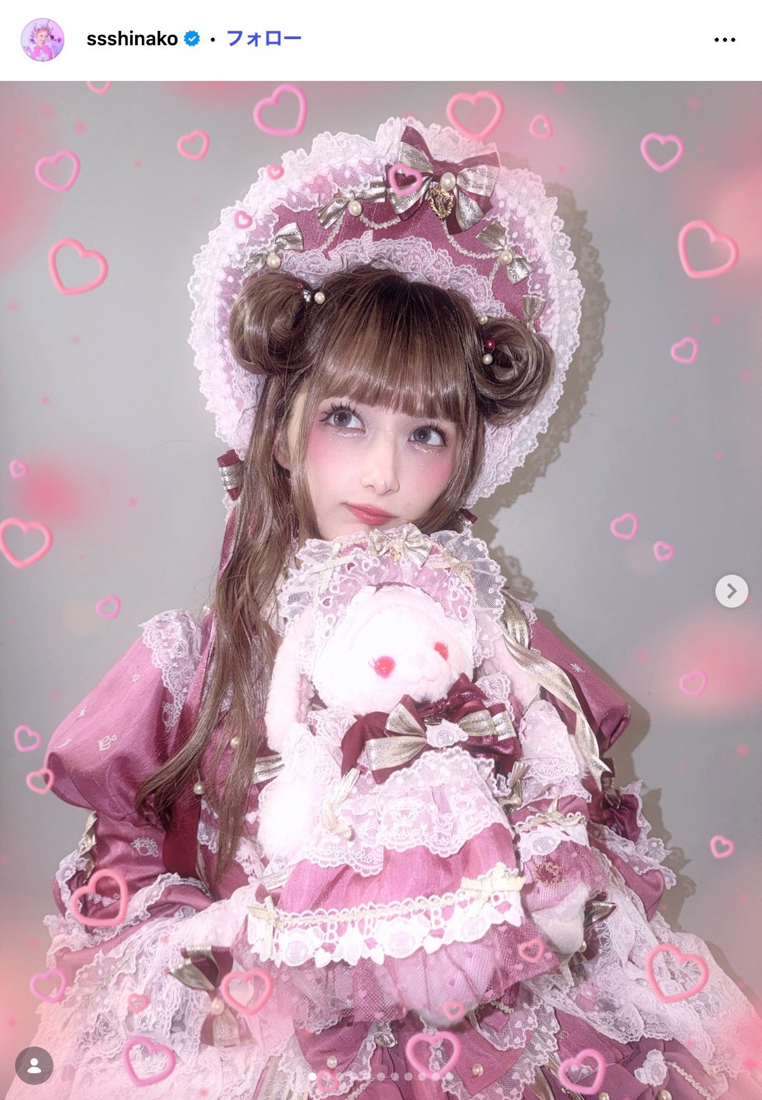 しなこInstagramより