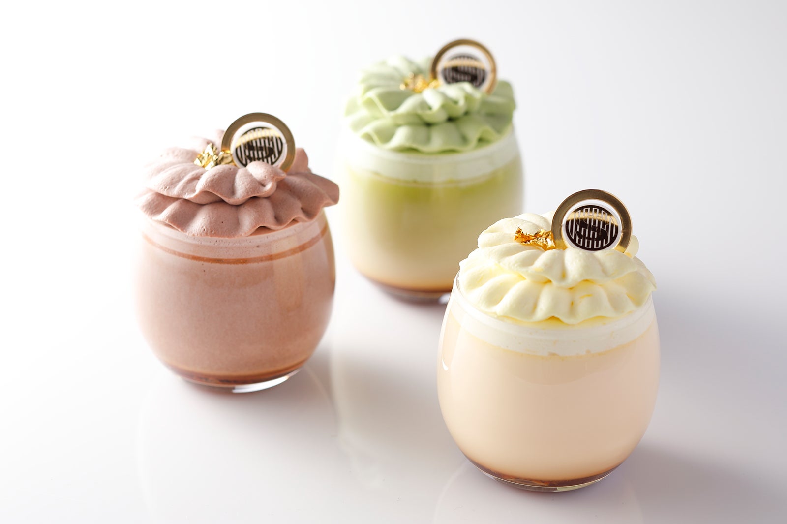 自由が丘店限定プリン各594円／画像提供：資生堂パーラー