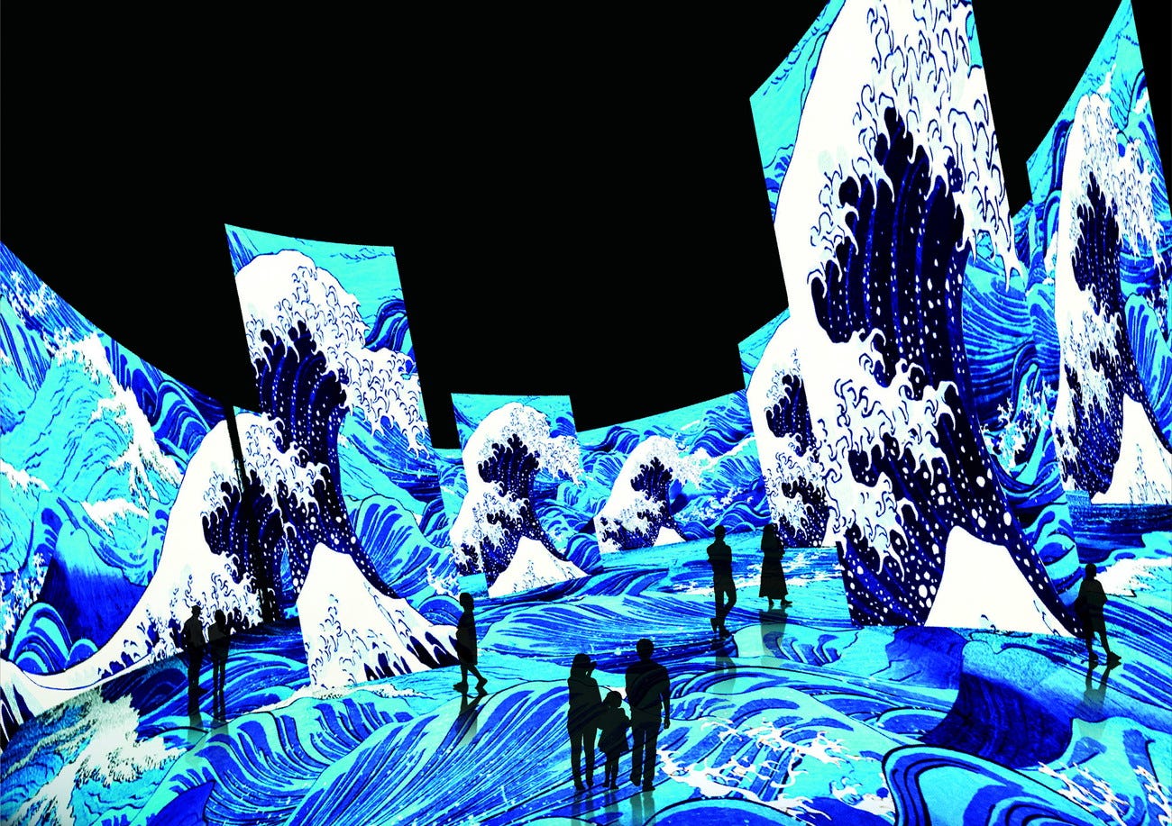 「浮世絵劇場 from Paris」360度映像空間で豪華絢爛な浮世絵の世界に没入