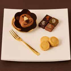 らいおんくんケーキセット5,500円/提供画像