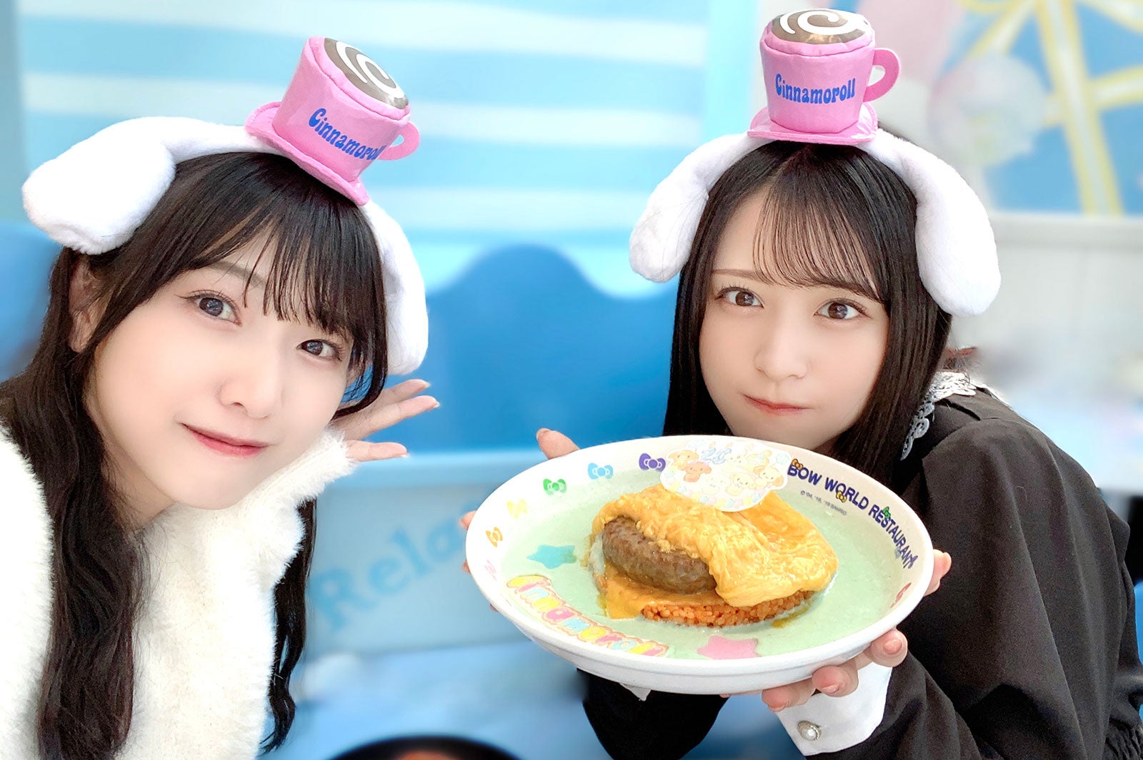 ＝LOVE佐々木舞香＆≠ME蟹沢萌子、サンリオピューロランド満喫「可愛すぎて心臓もたない」「シナモン似合いすぎてる」の声