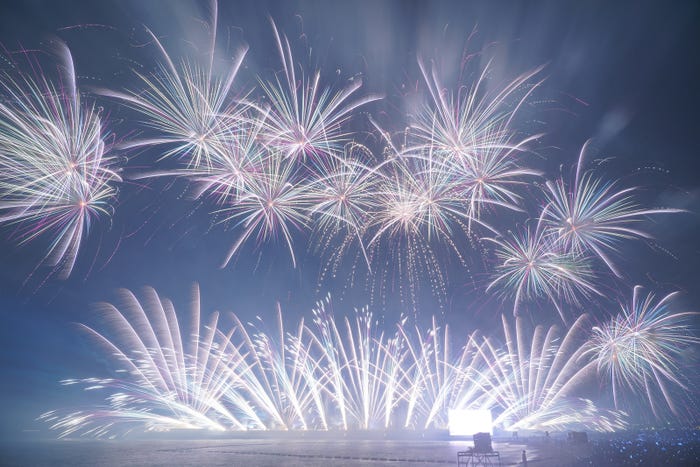 花火ショー『WE ◆ NAMIE HANABI SHOW』の様子(提供写真)