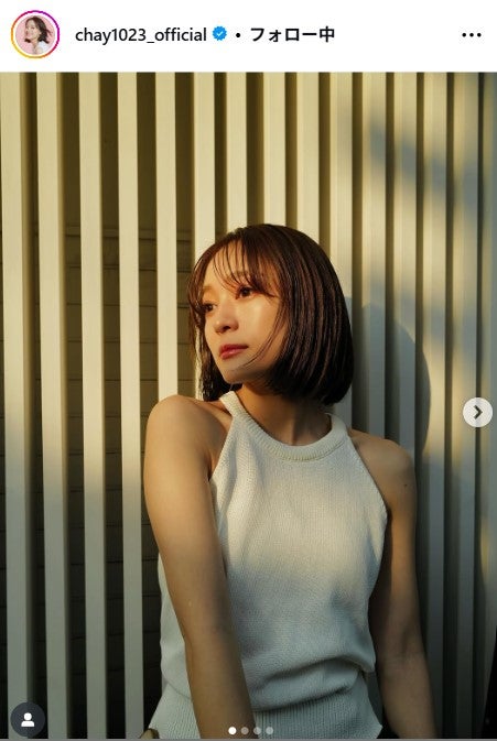 chay公式Instagramより